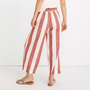 Madewell Linen Huston Crop Pants